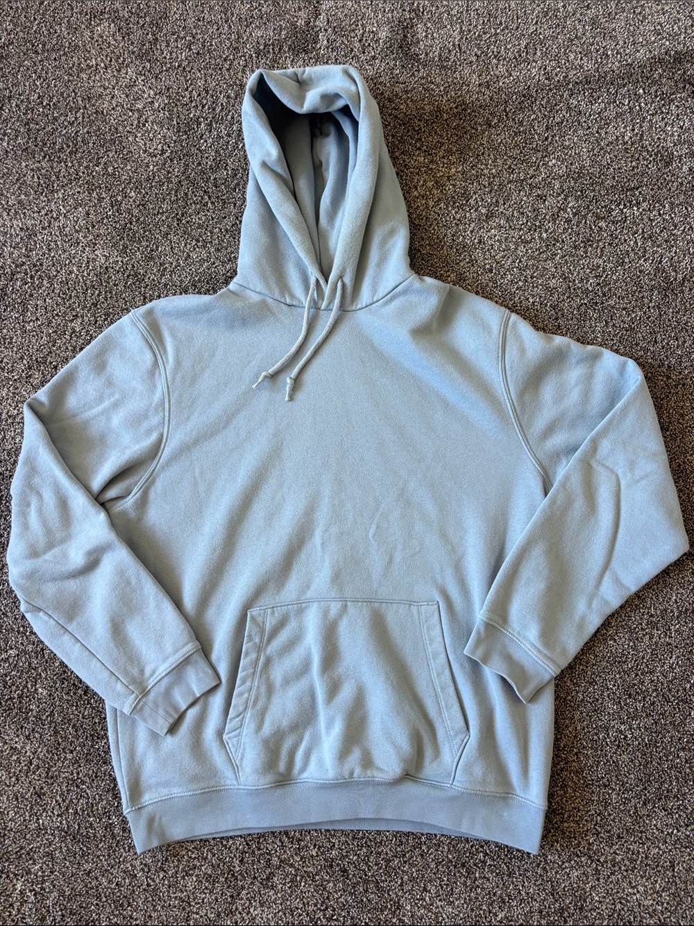 GAP Vintage Soft Men's Baby Blue Hooded Sweatshirt- Size Large